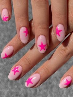 Summer Nails Builder Gel, Fun Nail Designs Almond, Round Gel Nails Design, Pastel Sns Nails, Circle Nail Designs, Summer Concert Nails, Birthday Theme Nails, Lollapalooza Nails, Simple Gel Nail Ideas