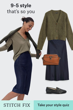 Promote your work wardrobe with seasonal essentials that mean business. Cardi sweaters, blazers, dresses, loafers—your Stylist is ready to send trending-for-you pieces in your set budget. Free shipping + returns. No subscription required. What To Wear Tomorrow, Timeless Fashion Pieces, Luxury Lifestyle Women, Cute Modest Outfits, Professional Wear, Girls Outfits, Modest Fashion Outfits, Fashion Pieces