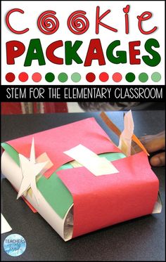 Festive Christmas STEM Challenges for Each Grade - Teachers are Terrific Cookie Package, All About Christmas, Stem Challenge