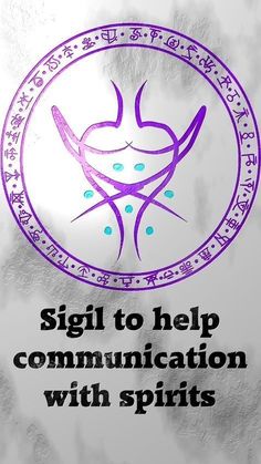 an image of a sign to help communication with spirits