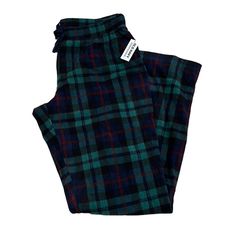 Old Navy Tartan Plaid Fleece Pj Pajama Pant Size Medium Brand New With Original Tags! Warm Soft Fleece In A Holiday Tartan Plaid Mid Rise Elastic Waistband With Drawcord 100% Cotton Smoke Free Home Flannel Pajama Pants Aesthetic, Pajama Pants Aesthetic, Green Plaid Pajama Pants, Cassie Outfits, Cute Pj Pants, Cute Pajama Pants, Green Pajama Pants, Pajamas Plaid, Plaid Pj Pants