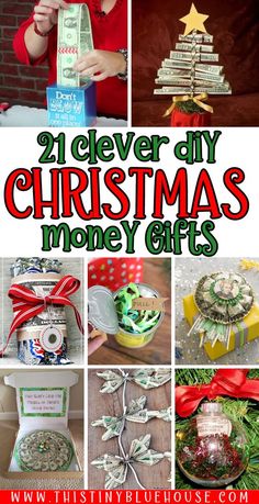 Here are 21 FUN ways to gift money at Christmas. These creative ways to give money at Christmas are such a great way to give a money gift. Gifting money doesn't have to be boring with these fun ways to gift cash to kids at Christmas. Head over to our blog today to see all the creative ways to wrap money as a gift at Christmastime. 🤩#7 is our personal favorite! 🤩 Creative Money Gifts For Christmas For Kids, 100 Dollar Bill Gift Ideas, Gift Card Bouquet For Christmas, Money In Stocking Ideas, Funny Way To Gift Cash, Money Gift Giving Ideas Creative, Cash Present Ideas Christmas, How To Fold Money To Make A Christmas Tree, Fun Ways To Give Christmas Gifts