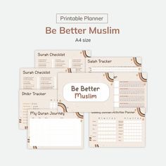 Printable planner, Muslim planner, deen over dunya Study Planner Printable Free, Schul Survival Kits, Simple Daily Planner, Assignment Planner, Islam Lesson, Daily Planner Printables Free