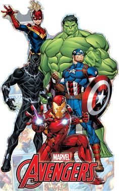 an image of the avengers characters