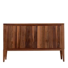 the sideboard is made out of wood