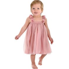 Celebrate her first birthday in fairy-tale style with our Pink 1st Birthday Tulle Dress. Featuring a delicate blush pink hue this dress is crafted with soft airy tulle that floats as she moves. The bodice is adorned with charming floral embellishments that gently rest on the shoulders adding a touch of whimsy. Ideal for a first birthday party or photo shoot this dress will keep her comfortable and looking adorable throughout the festivities. pbKidsa?? Pink 1st Birthday Tulle Dress product details:-b-p ul liFits most up to 12 months-li li8in elastic band-li li19in long-li liElastic should straps-li liPoly satin underskirt-li liTulle-li -ul Pink 1st Birthday, Party Dress Inspiration, First Birthday Dress, Blush Pink Dress, Pink Tulle Dress, Blush Pink Dresses, Kids Party Dresses, Hot Pink Dresses, White Dress Party