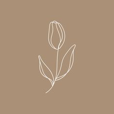 the outline of a flower on a brown background