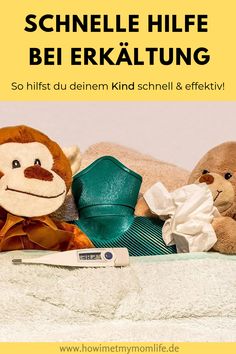 Dein Baby oder Kleinkind ist erkältet und du suchst Hausmittel gegen Erkältung oder andere, natürliche Tipps bei Schnupfen oder Erkältung bei Kindern? Dann ist mein Artikel auf meinem Mamablog genau die richtige Hilfe! #erkältung #kinderkrankheiten #elterntippsbeierkältung Baby Hacks, Mom Life, Winter Outfits, Teddy Bear, Toys, Animals