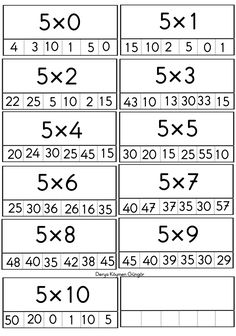 printable worksheet with numbers and times