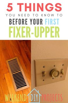 there are five things you need to know before your first fix - upper floor vent