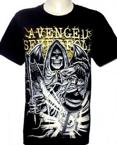 a black t - shirt with a skeleton on the front and an image of a skeleton holding