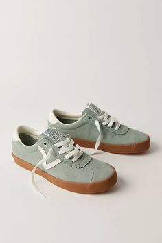 Vans Sport Low Suede Sneakers | Free People Vans Chukka Low, Baby Green, Neutral Aesthetic, Summer Capsule, Vans Shop, Baby Sneakers, Suede Sneakers, Boho Clothing, Boho Outfits