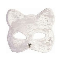 You can mark your territory as the best cat costume in the room when you have our Lace Cat Mask Accessory - White to make you stand out! This classy looking mask is going to give you all the feline grace you need to get out on the dance floor. You can even get some hilarious cat jokes going with this mask, so if you end up chasing a red dot along the wall this Halloween you?ll know your costume is a success! Size: One-Size. Cat Design Eye Mask For Costume Party, Masquerade Masks With Cat Design And Cat Ears, Eye Covering Mask, White Cat Costume, Masquerade Ball Outfit, Masquerade Ball Outfits, Ball Outfit, Mask White, Collage Diy