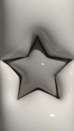 an abstract image of a star in the middle of a white room with light coming through it