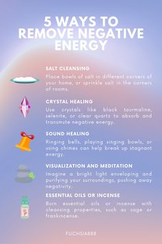 Dispelling Negative Energy, How To Cleanse Negative Energy From Yourself, How To Cleanse A Home Of Negative Energy, Energy Cleanse Ritual, Positive Energy Rituals, Room Energy Cleanse, Cleansing Your Energy, Bring Positive Energy Into Life, How To Get Rid Of Bad Energy At Home