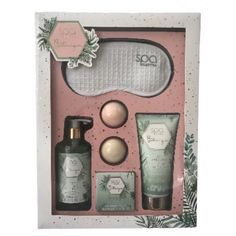 Brand New In Box! Spa Collection 6 Piece Gift Box Set Lily & Sandalwood Scent Includes: Cleansing Body Wash (10.24 Fl. Oz) Smoothing Body Lotion (6.76 Fl. Oz) Cleansing Soap (1.76 Oz) White Eye/Beauty Mask (2) Bath Fizzers Price Is Firm - No Offers Accepted Top Rated Seller! Experienced & Quick Shipper! Clean & Smoke Free Home Happy Shopping!! Beauty Gift Set, Hotel Toiletries, Hand Cream Gift Set, Hand Moisturizer, Bath Fizzers, Sandalwood Scent, Flower Bath, Beauty Mask, Whitening Kit