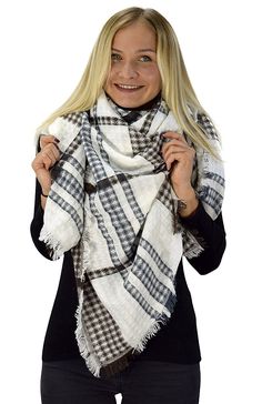 Features: New Plaid Blanket Scarves by Peach Couture (A registered trademark) Extremely soft and warm oversized plaid blanket scarf wrap shawl poncho. Wrap the shawl freely around any outfit and it will keep you warm all day long. The oversized poncho wrap shawl design is the new trending fashion statement of the fall and winter season. Oversized enough to be worn as a shawl or used as a picnic blanket during fall activities. These scarves come in two different sizes, blanket scarf: 59" x 59" an Poncho Wrap Shawl, Shawl Design, Scarf Blanket, Tartan Plaid Scarf, Blanket Scarves, Poncho Wrap, Blanket Shawl, Poncho Shawl, Tartan Scarf