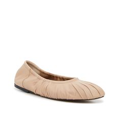 Free People-Cara Ballet Flat Finish off a simple style with a twist. The Cara ballet flats from Free People feature a classic silhouette and are crafted with a high-quality leather material for a quality touch. Complete with pleated details along the toe and a slouchy design for that perfect lived-in look. Beige Ballet Flats With Medium Width, Beige Textured Sole Ballet Flats, Pink Slip-on Ballet Flats For Spring, Pink Ballet Flats With Leather Sole, Cozy Slippers Boots, Spring Ballet Flats With Ortholite Insole, Medium Width, Shoe Size Chart Kids, Koolaburra By Ugg, Bridal Wedding Shoes