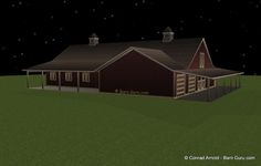 8 Stall Horse Barn -