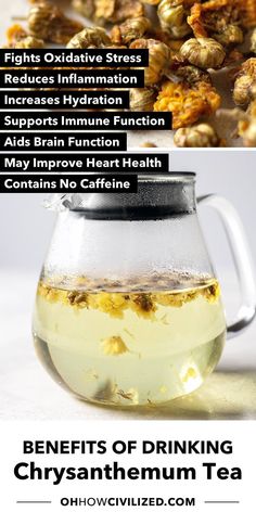 the benefits of drinking chrysanthemum tea and how to use it for detoxation