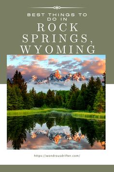 Best things to do in Rock Springs, Wyoming Flaming Gorge, South Dakota Road Trip, Devils Tower National Monument, Wyoming Vacation, Food For The Soul, Wyoming Travel, Places In Usa, Rock Springs