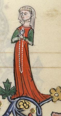 a drawing of a woman in a red dress