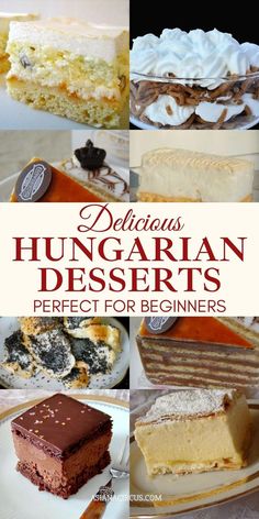 delicious hungarian desserts are perfect for beginners to learn how to bake them