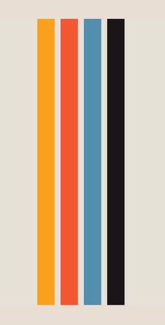 an orange, black and blue striped background