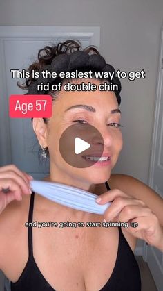 FaceFit Canada on Instagram: "The dual handle roller does a great job at targeting double chin. Here’s how!  Follow along and follow @facefitcanada for more tips. See our story highlights for more tutorials like this 😊.  #doublechin #doublechinmassage #womenover50 #facefitcanada #facefitroller #dualhandleroller" Exercise Face, Double Chin Exercises, Sagging Neck, Reduce Double Chin, Chin Exercises, Yoga Massage, Face Yoga Exercises, Face Time