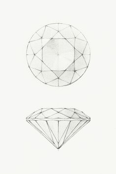 Tiffany diamonds are properly proportioned and cut to achieve the ideal balance of brilliance, dispersion and scintillation. #TiffanyPinterest Jewel Drawing, Jewelry Rendering, Tiffany Diamond, Diamond Drawing, Jewellery Design Sketches, Jewelry Illustration, Jewelry Design Drawing, Jewelry Drawing, Jewellery Sketches