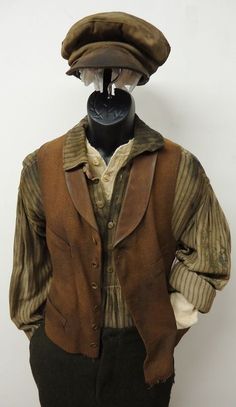 Old Timey Male Outfits, Old Victorian Clothes Male, Male Peasant Outfit, Colonial American Clothing, Old Fashioned Outfits Men, Mens Clothing Reference, Late 1800s Fashion Male, Victorian Men Clothes, 1800 Clothes Men