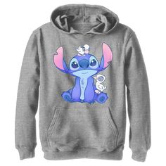 Ohana means family, and family means no hoodie gets left behind! Find the perfect style for your family with this officially licensed Boys' Disney Lilo & Stitch Hanging with Ducks Graphic Pullover Hoodie! This fun design features Stitch looking at you with teardrop-shaped eyes and sitting cutely across the front, along with two adorable ducklings all over him. Celebrate a certain alien, otherwise known as Experiment 626 with new fabulous apparel from the incredible movie! Stitch With Ducks, Stitch Hoodie Nike, Stitch And Angel Hoodie, Lilo And Stitch Aliens, Stitch Clothes Sweatshirts & Hoodies, Marvel Moon Knight, Ohana Means Family, Disney Lilo