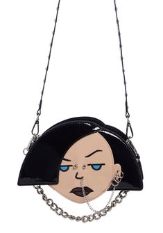 Goth Handbag, Dolls Kill Bags, Goth Purse, Dolls Kill Current Mood, Gothic Crossbody Shoulder Bag