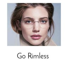 Celebrities Love Rimless Brand New Crystal Clear Brilliance Power +2.50 Comes With (Brand New White Gold Soft Case) (Quality Made) -Reasonable Offers (Nothing Below $80) -Compared To Steve Jobs Listing For Eyeglasses -Color: Silver -Size: 48-21-140 -Weight: 11g -Anti Scratch Lens -Premium Coating -Fine Cut Lens Indexing -Spring Hinge All Eyeglasses Are Purchased From Top/Upscale Boutiques, Manufacturers/Distributors.The Size And Strength Are All In The Description. The Look Is Self Explanatory@Sheilaststein Please Review All Photos And Measurements We Are Not Responsible For Sizing And Fit Glasses Prescription, Glasses Trends, Womens Glasses Frames, Rimless Glasses, Cool Glasses, Fashion Eye Glasses, Cute Glasses, Fashion Eyeglasses, Wearing Glasses