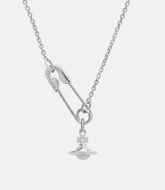 Safety Pin Pendant Necklace in PLATINUM | Vivienne Westwood® Vivenne Westwood Necklace, Vivienne Westwood Safety Pin Necklace, Vivienne Westwood Skull Necklace, Vivienne Westwood Safety Pin, Vivienne Westwood Pendant, Silver Vivienne Westwood, Vivienne Westwood Punk, Vivienne Westwood Accessories, Vivienne Westwood Necklace