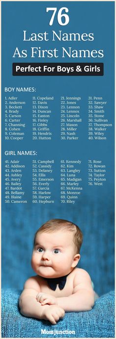 76 Last Names As First #Names Perfect For #Boys And #Girls : Last names as first names are massively rising. The creativity and freshness these names bring, appeal to parents looking for something off mediocre. Last Names As First Names, Baby Name Generator, Boy Girl Names, Unisex Baby Names, French Baby Names, Hippie Baby, Celebrity Baby Names, French Baby, Baby Name List