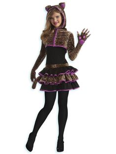 Cat Girl Costume, Leopard Costume, Legs Outfit, Short Hoodie, Queen Costume, Toddler Costumes, Beautiful Costumes, Costumes For Sale, Leopard Dress