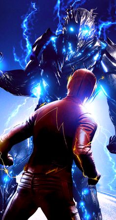 an image of the flash and other superhero characters