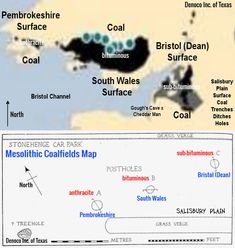 a map showing the location of different locations