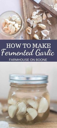 how to make fermeted garlic in a jar