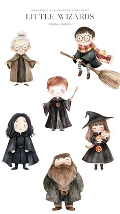 harry potters and her friends are flying through the air with their wands in hand