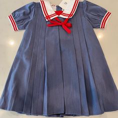 Never Worn. A Gift We Never Utilized! Perfect For Sisters That Are Around 2 Years Apart In Age. Gorgeous Fabric Well Made. Truly Quality Pieces Jersey Dress Girl, Smocked Bishop Dress, Matilda Jane Clothing, Girls Blue Dress, Sisters Dress, Girls Floral Dress, Sundress Dress, Sailor Dress, Twirl Dress