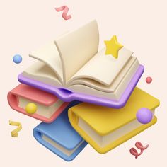 This 3d graphic pin is about books that they are so amazing. #books #knowledge #3d #graphic #stars Book 3d Icon, Book 3d Illustration, Book 3d, 3d Book, Photoshop Poster Design, Quote Template Design, Photoshop Poster, Rumah Minecraft Sederhana