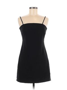 Lulus Cocktail Dress Size: Medium Black Dresses - used. 97% POLYESTER, 3% SPANDEX, Sheath, Square, Solid, Short, Sleeveless | Lulus Cocktail Dress - Sheath: Black Solid Dresses - Used - Size Medium Lulus Black Handbag, Black Cocktail, Black Cocktail Dress, Solid Dress, Black Dresses, Black Solid, Cocktail Dress, Women Handbags, Spandex