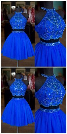 Xv Hoco Dresses Long Sleeve, Short Homecoming Dresses, Cheap Homecoming Dresses, Blue Homecoming Dresses, Two Piece Homecoming Dress, Cute Prom Dresses, Business Dress, Short Prom, Mini Short