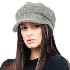 PRICES MAY VARY. 【Soft Material】 The newsboy hat is made of wool & polyester, a breathable and soft fabric, is comfortable to wear on. 【Cap Circumference】 One Size fits most women/girls, 22"-22.8"(56-58cm ), there's a drawstring on the interior to adjust the fit to your head size. 【Stylish Design】 Our stylish newsboy caps come with a soft circumference, is comfortable even if wear for a long time. The irregular lattice and golden thread embellishment design on the cap made the hat chic and uniqu Gray Flat Cap Beret In Casual Style, Casual Flat Cap Beret For Fall, Casual Beret Flat Cap For Fall, Casual Wool Flat Cap Beret, Casual Gray Flat Cap Beret, Fall Outdoor Beret Cap, Casual Visor Beret For Fall, Casual Wool Cloche Hat For Winter, Casual Winter Beret