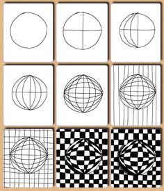 an iphone screen showing how to draw circles and lines on the same sheet of paper