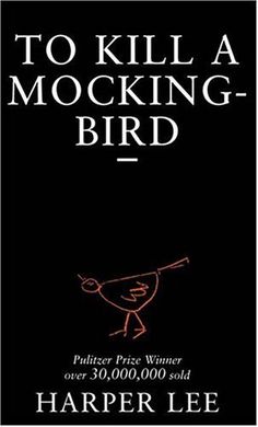 the cover of to kill a mocking bird, with an image of a bird on it's back