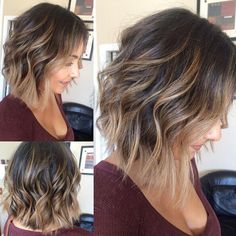 Super Chic Bob Haircut - Medium Layered,Wavy Haircut 2016 Bangs Ideas, Shoulder Length Bob, Bob Hairstyles With Bangs, Wavy Haircuts, Bob Haircuts, Medium Hair Cuts, Ash Blonde, Short Bob Hairstyles, Medium Length Hair Cuts