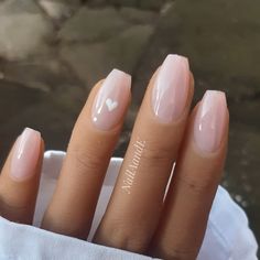 Plain Nails, Custom Press On Nails, Damaged Nails, Nails Fake, Strong Nails, Stick On Nails, Manicure Y Pedicure, Heart Nails